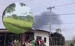 Video minutos previos al accidente del avión de la Fuerza Áerea en Putumayo.