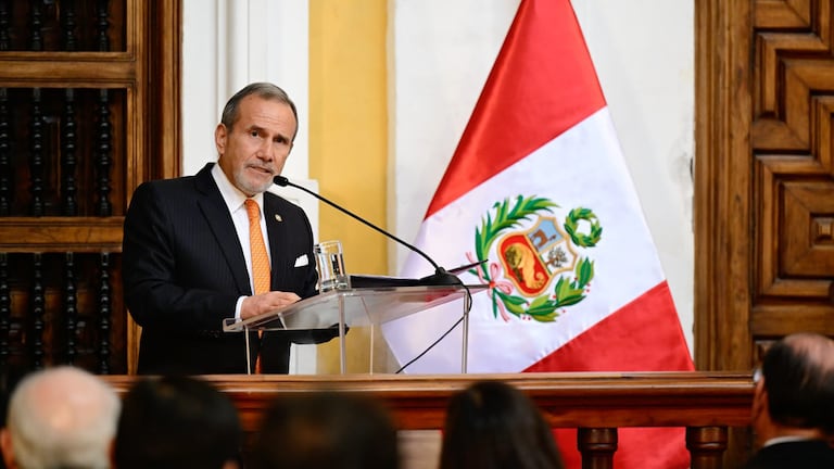 El canciller Elmer Schialer se refirió nuevamente al conflicto fronterizo con Colombia. Foto tomada de X de Cancillería
