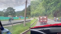 Viajeros de la vía a Buenaventura se encuentran afectados por los bloqueos de las comunidades de minería artesanal.