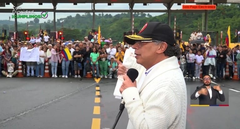 El presidente Gustavo Petro visitó el departamento de Caldas.