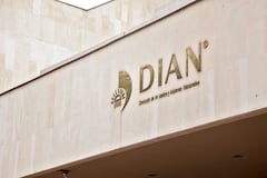Fachada de la DIAN en Bogotá