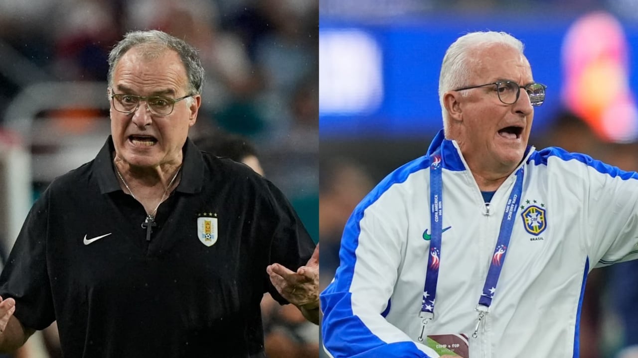 Choque de dos técnicos con bastante experiencia: Marcelo Bielsa (Uruguay) y Dorival Júnior (Brasil).
