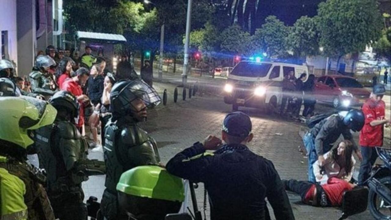 La riña se originó sobre la madrugada de este domingo, 30 de abril.