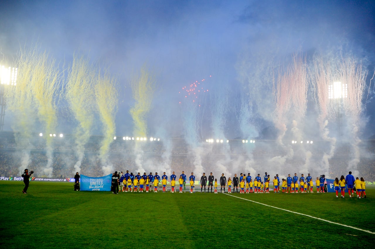 Bogotá. Junio 01 de 2026. La Selección Colombia enfrenta a La Selección de Costa Rica, por encuentro amistoso de despedida previo al Mundial 2026, en el Estadio Nemesio Camacho El Campín. (Colprensa - Lina Gasca).