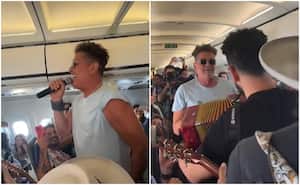 Carlos Vives sorprendió a cientos de pasajeros de un vuelo que tenía como destino Cartagena.