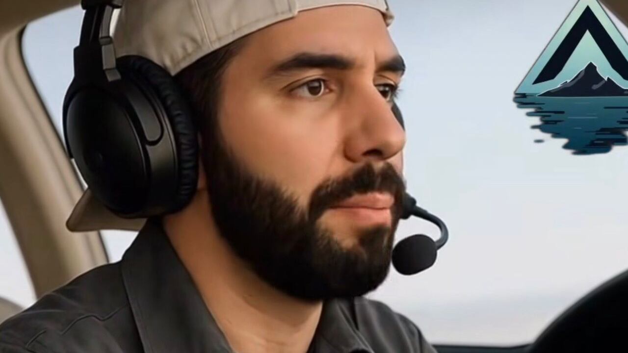 Nayib Bukele aparece en el video