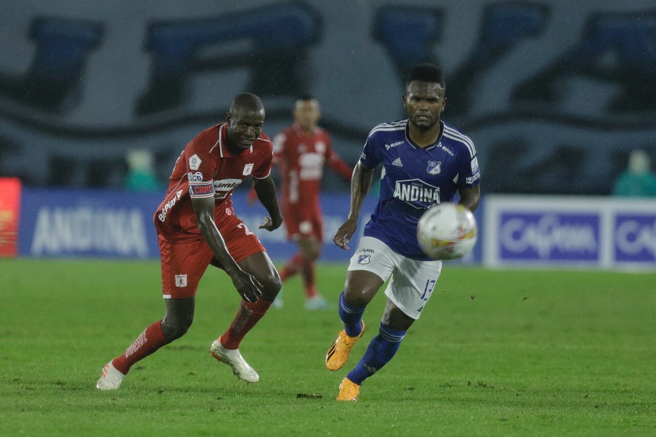 Imágenes del duelo entre Millonarios y América, por la fecha 16 de la Liga colombiana. Foto: Colprensa