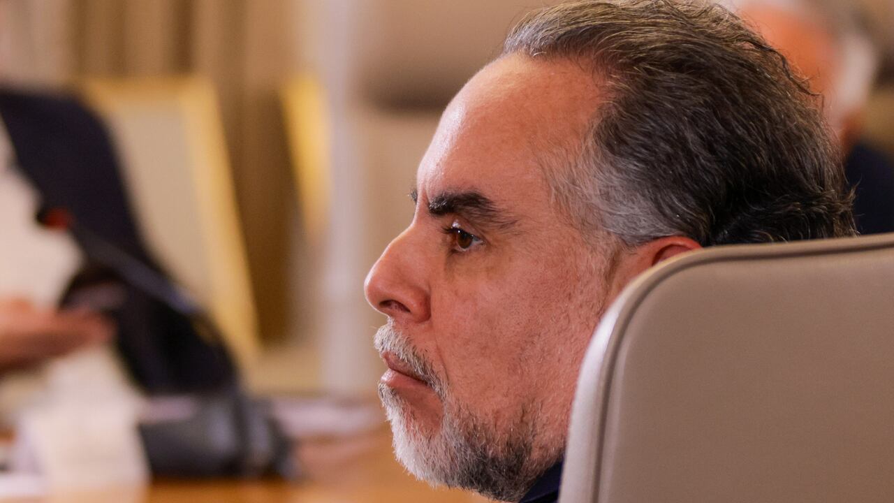 Armando Benedetti, ministro del Interior, en la Casa de Nariño, en Bogotá