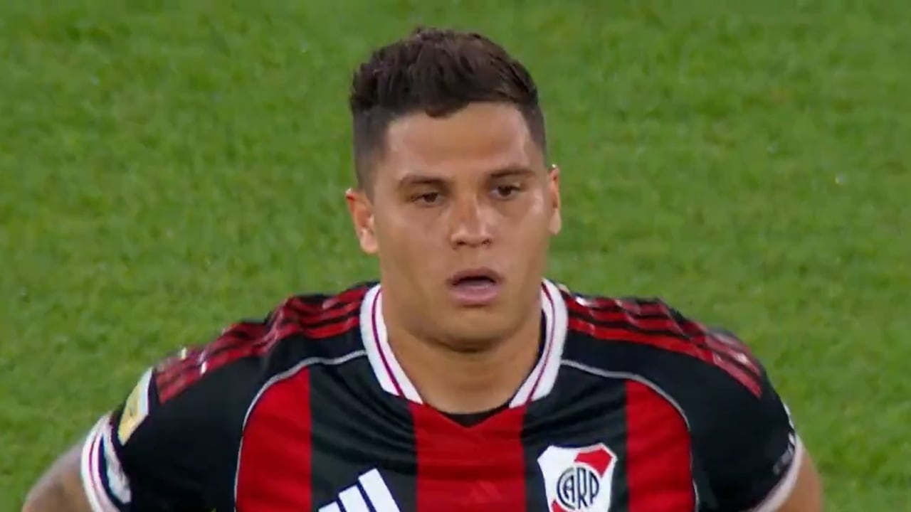 Helado: Juan Fernando Quintero y su sorpresa tras la eliminación de River Plate ante Racing Club.