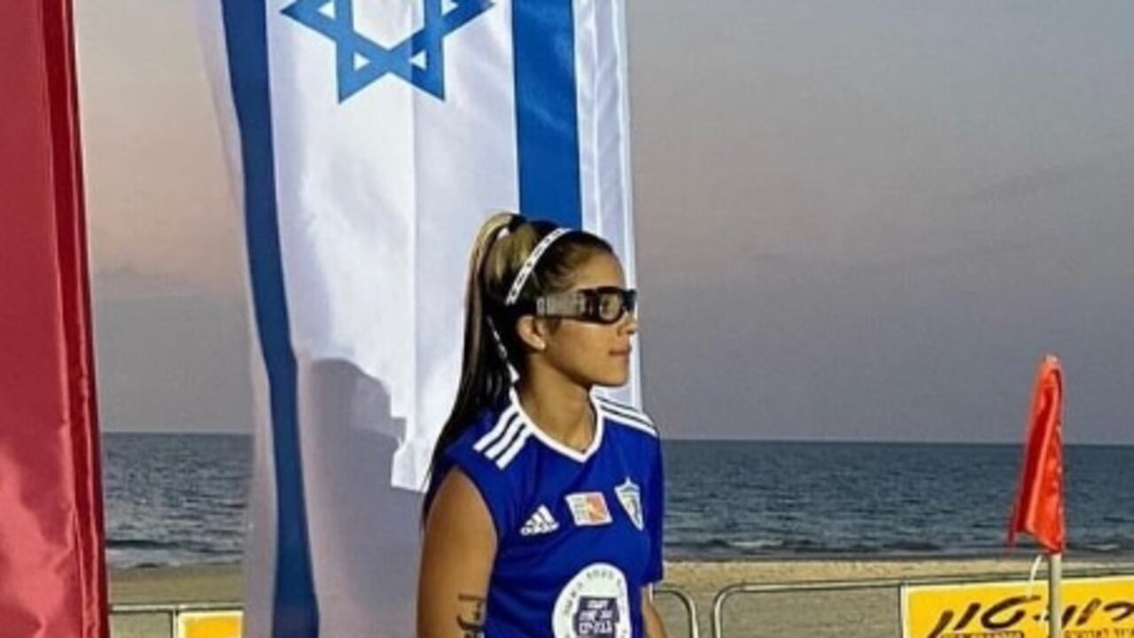 Verónica Arcila futbolista colombiana que juega en Israel.