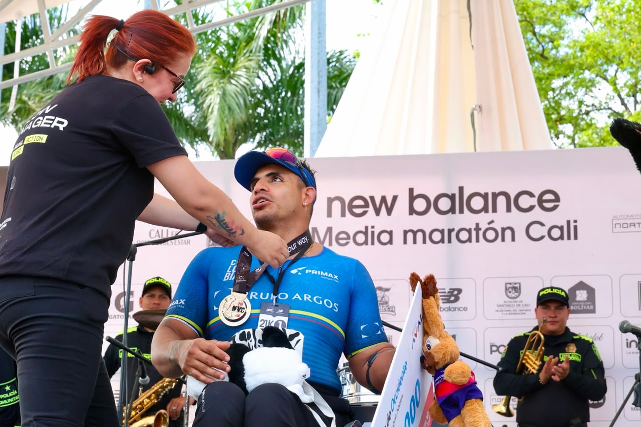 Así se vivió la media maratón de Cali.