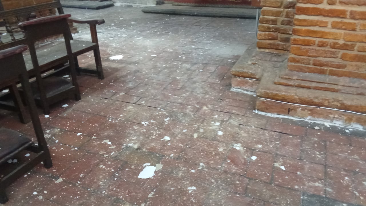 La iglesia Santo Domingo, el templo del Hogar San Vicente y otros espacios religiosos de El Tambo, Morales y Caldono resultaron averiados, a raíz de este fenómeno natural.