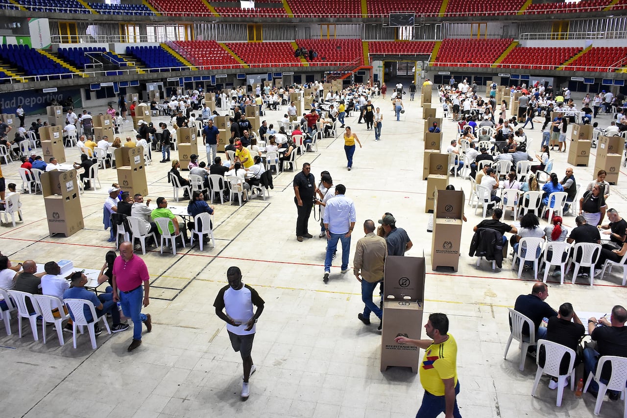 Elecciones Presidenciales 2026, Puesto de votación Coliseo del Pueblo.