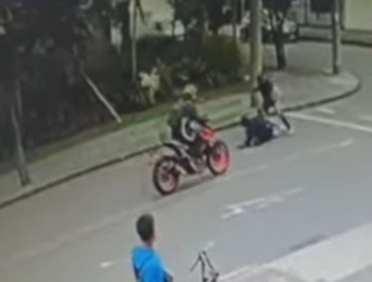 Escena del crimen en la avenida 19 con calle 108.