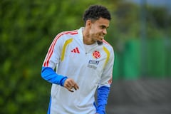 Entrenamiento de la selección Colombia en Bogotá