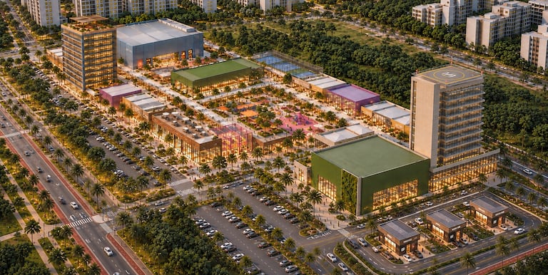 El proyecto tendrá 166 locales comerciales, entre 90 y 100 marcas nacionales e internacionales, salas de cine, restaurantes, consultorios médicos y una oferta completa diseñada para el servicio de viajeros y habitantes de la región.