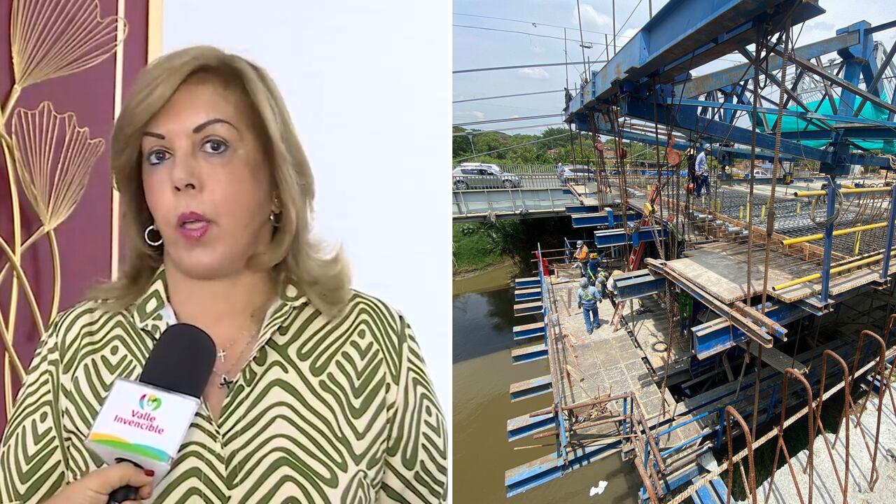 La gobernadora del Valle, Clara Luz Roldán, se pronunció sobre el puente de Juanchito.
