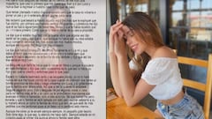 Carta exreina asesinada