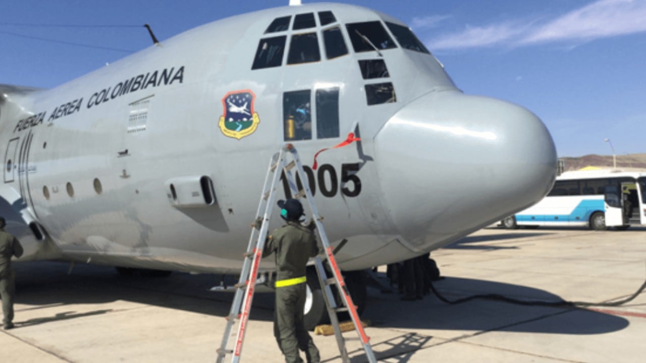 El C-130H puede alcanzar un rango cercano a los 3.800 kilómetros. (Imagen de referencia)