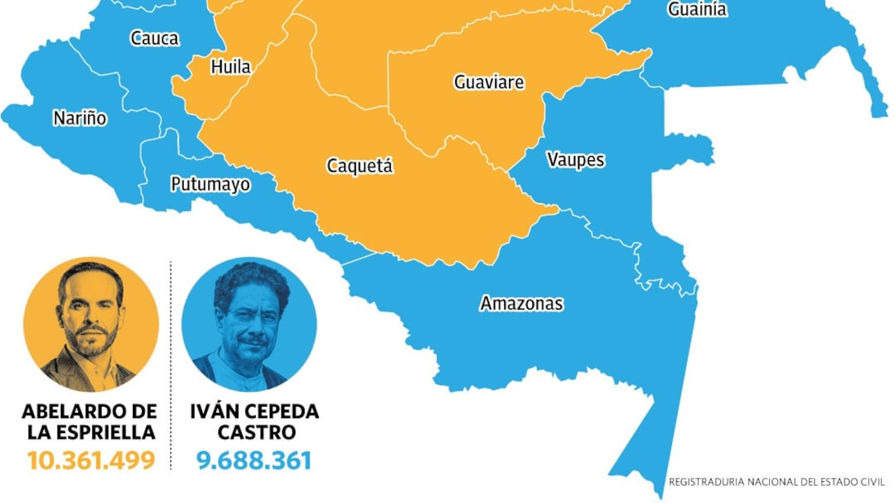 La competencia por ver quién llegará a la Casa de Nariño se definirá este domingo 21 de junio. Así se comportaron los votantes en la primera vuelta.