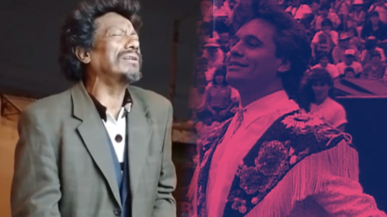 El imitador de Juan Gabriel que terminó en las calles de Bogotá.