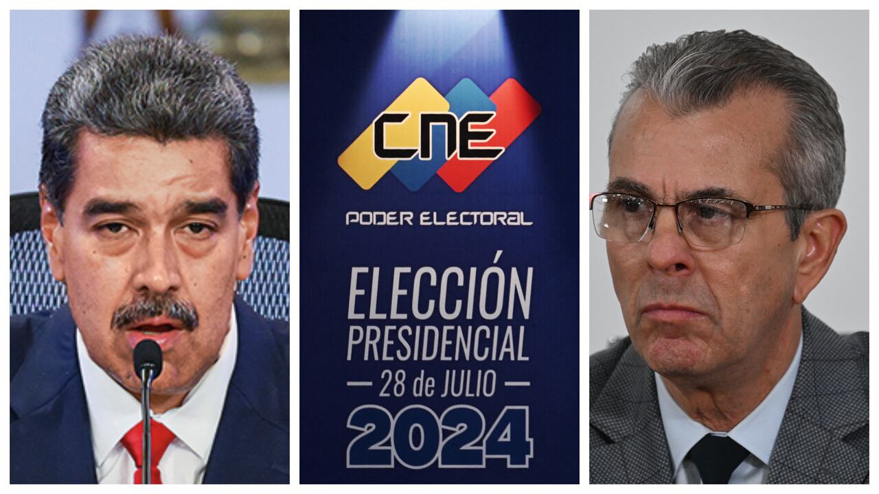 Nicolás Maduro, CNE de Venezula y Juan Carlos Delpino.