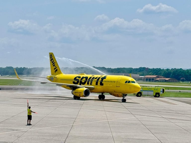 La aerolínea Spirit anunció que se declaró en bancarrota por segunda vez en menos de un año.