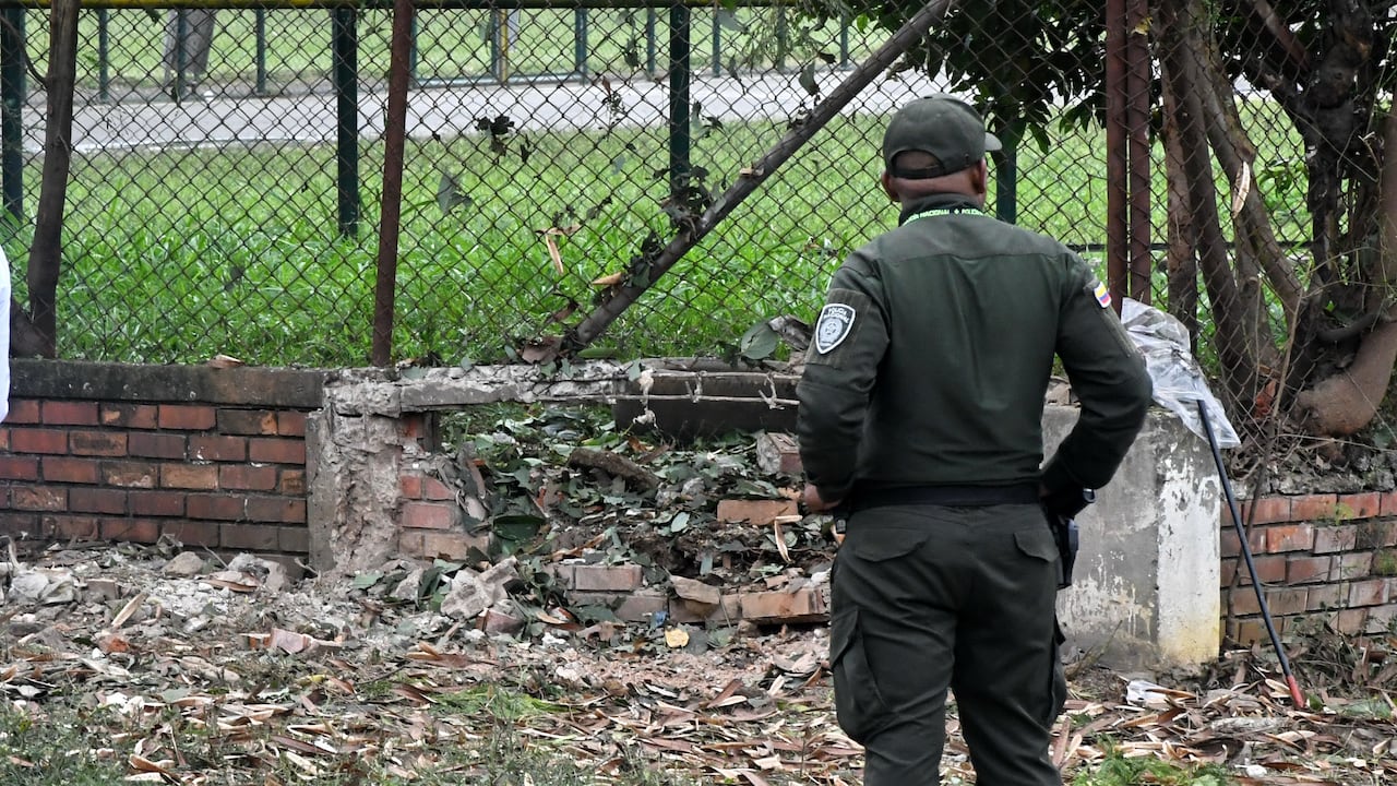 Cali: Atentado terrorista en Mariano Ramos deja dos policías muertos. Foto José L Guzmán. El País
