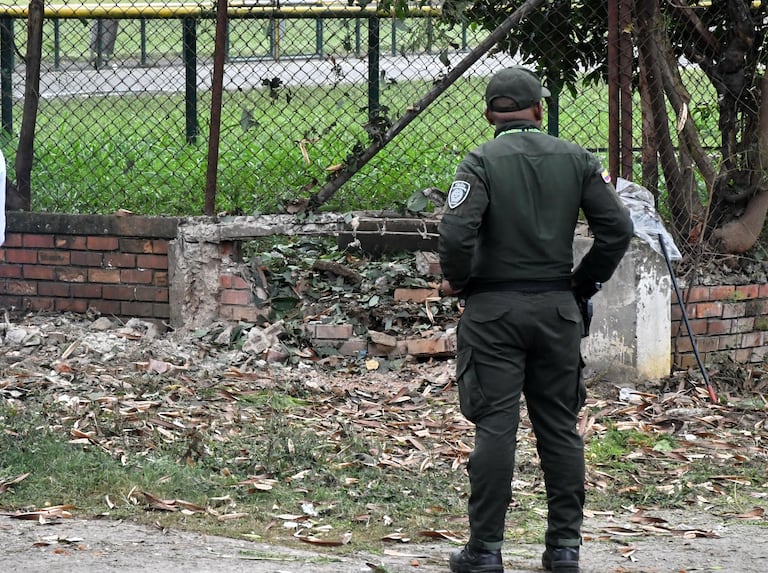 Cali: Atentado terrorista en Mariano Ramos deja dos policías muertos. Foto José L Guzmán. El País