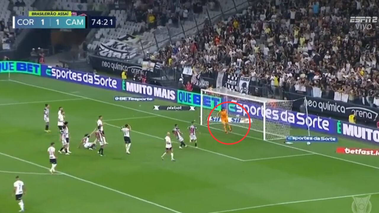 Cássio Ramos sorprendió al mundo tras dejarse marcar con Corinthians