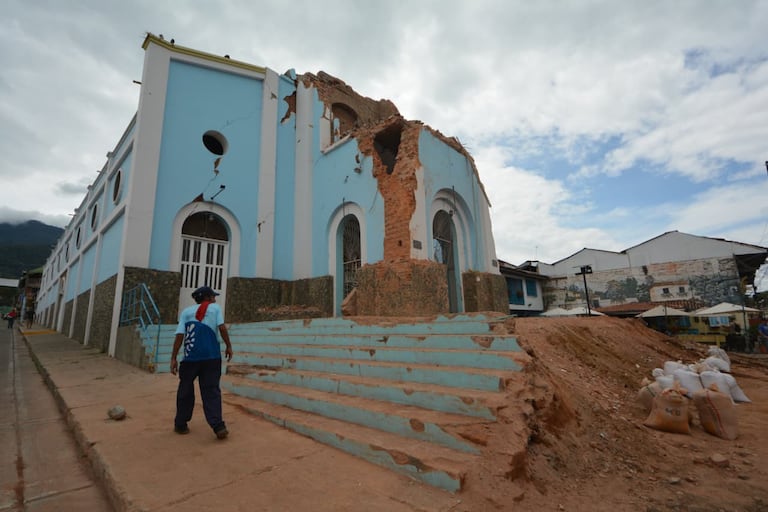 La Parroquia Nuestra Señora del Perpetuo Socorro hace parte de los templos del Valle del Cauca afectados por el terremoto del 10 de agosto