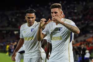 Falcao debutó con Millonarios en el empate ante el Medellín