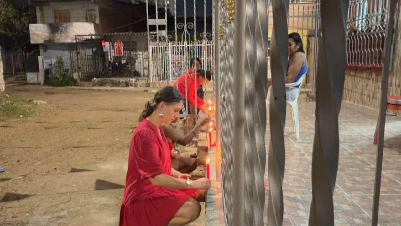 La mujer mostró cómo es vivir una Navidad en Colombia.