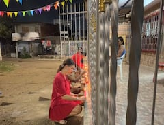 La mujer mostró cómo es vivir una Navidad en Colombia.