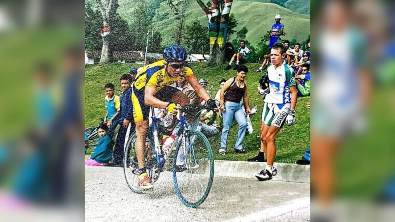 El ciclista antioqueño Marlon Pérez