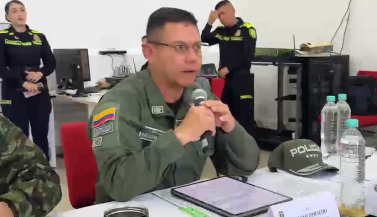 El director de la Policía Nacional, Eduardo Rico, entregó detalles técnicos sobre el origen del material sonoro.
