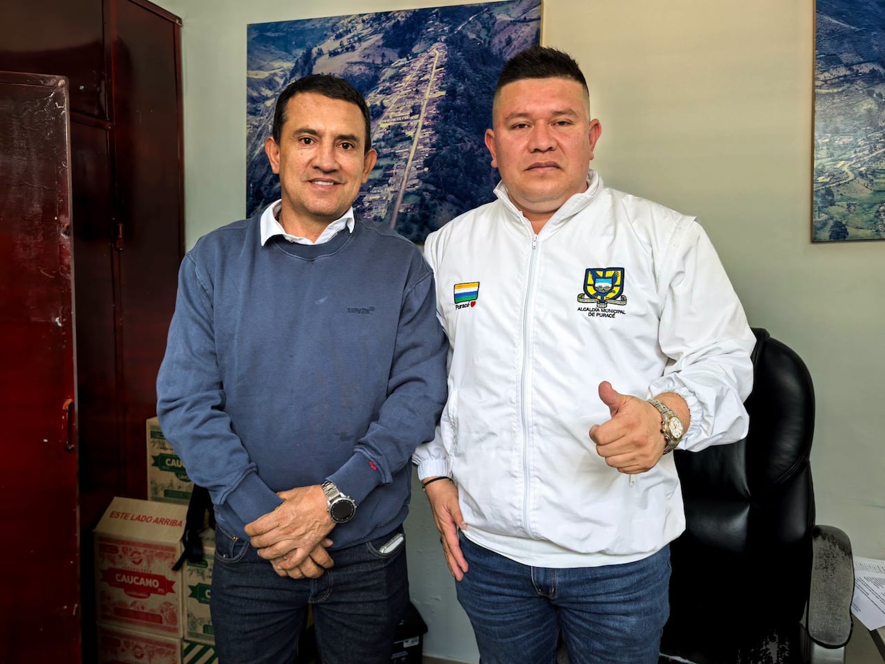 Como secretaria de agricultura del Cauca, Miller Hurtado también se proyectó a la hora de liderar las ayudas humanitarias para las comunidades afectadas por la reactivación del Volcán Puracé.
