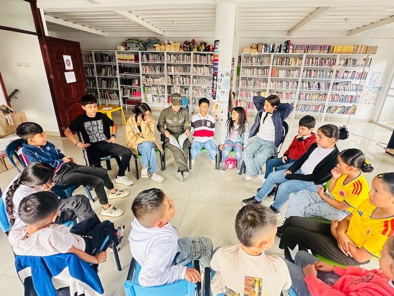 Los espacios de lectura buscaron fortalecer los hábitos de aprendizaje y estimular la creatividad de los niños más pequeños.