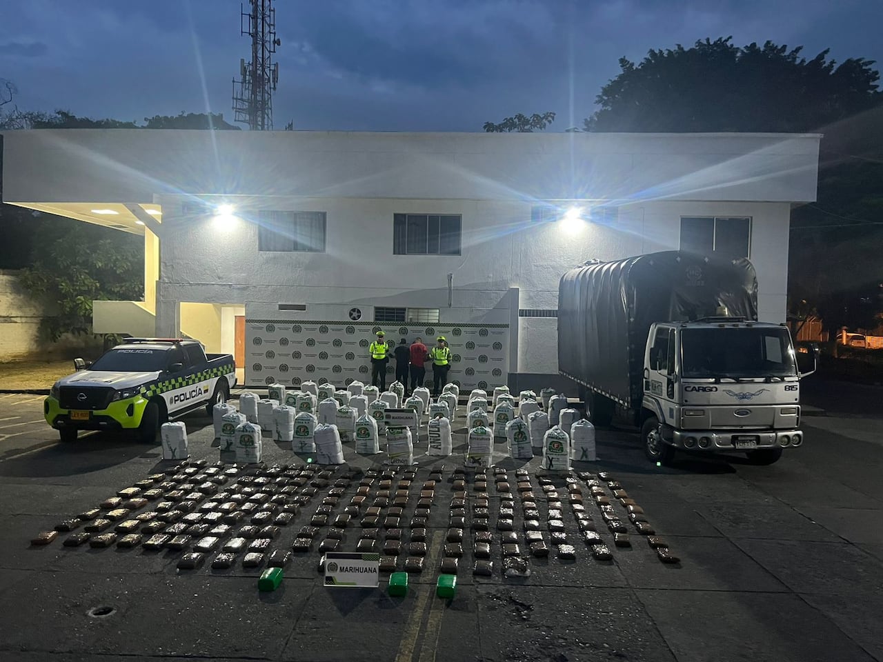 En las vías del departamento también se han incautado drogas en diferentes medios de trasporte.