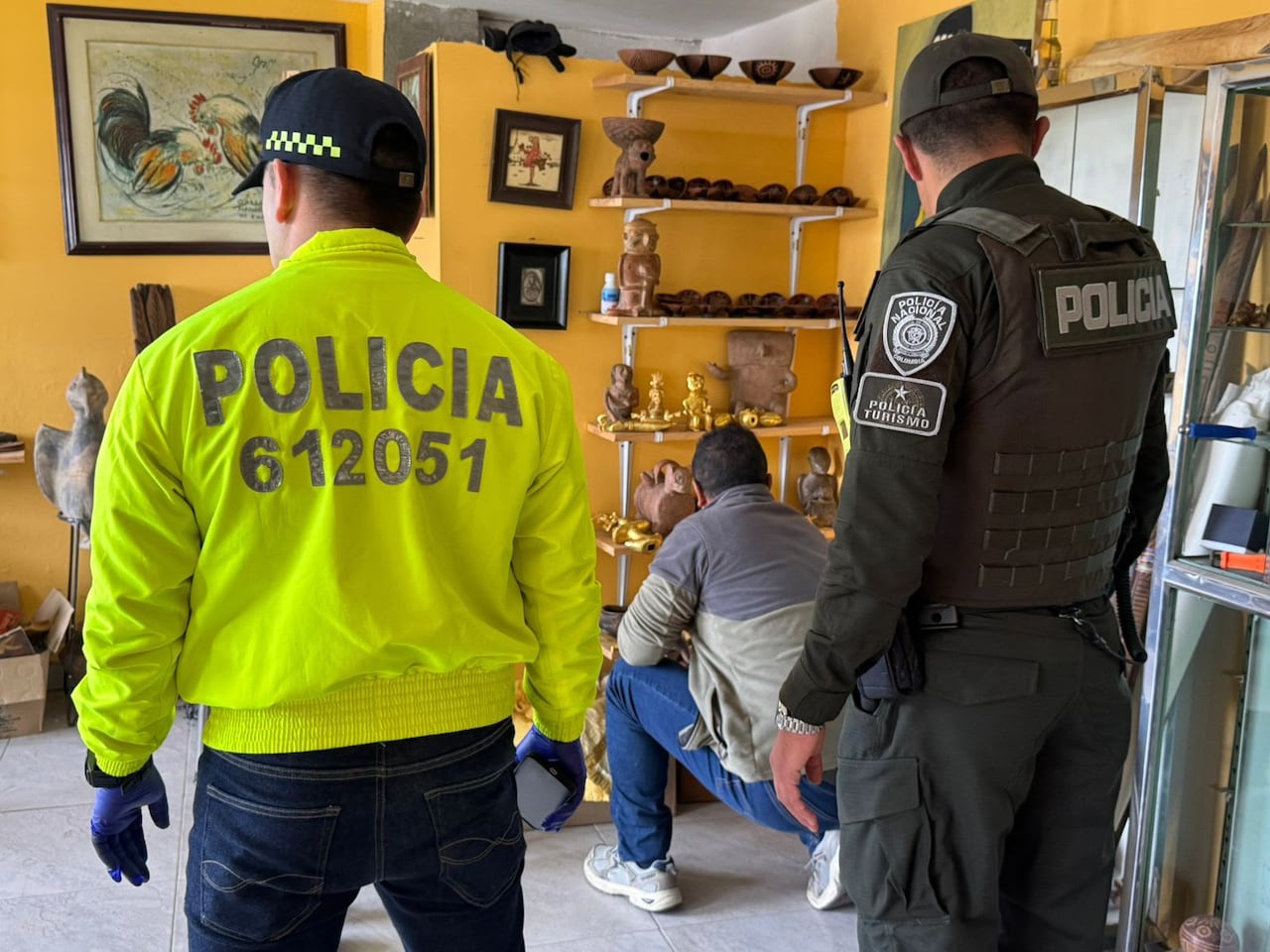 Las autoridades recuperaron 62 piezas arqueológicas reportadas como hurtadas, en uno de los operativos más relevantes recientes contra el tráfico ilegal de patrimonio cultural en Nariño.