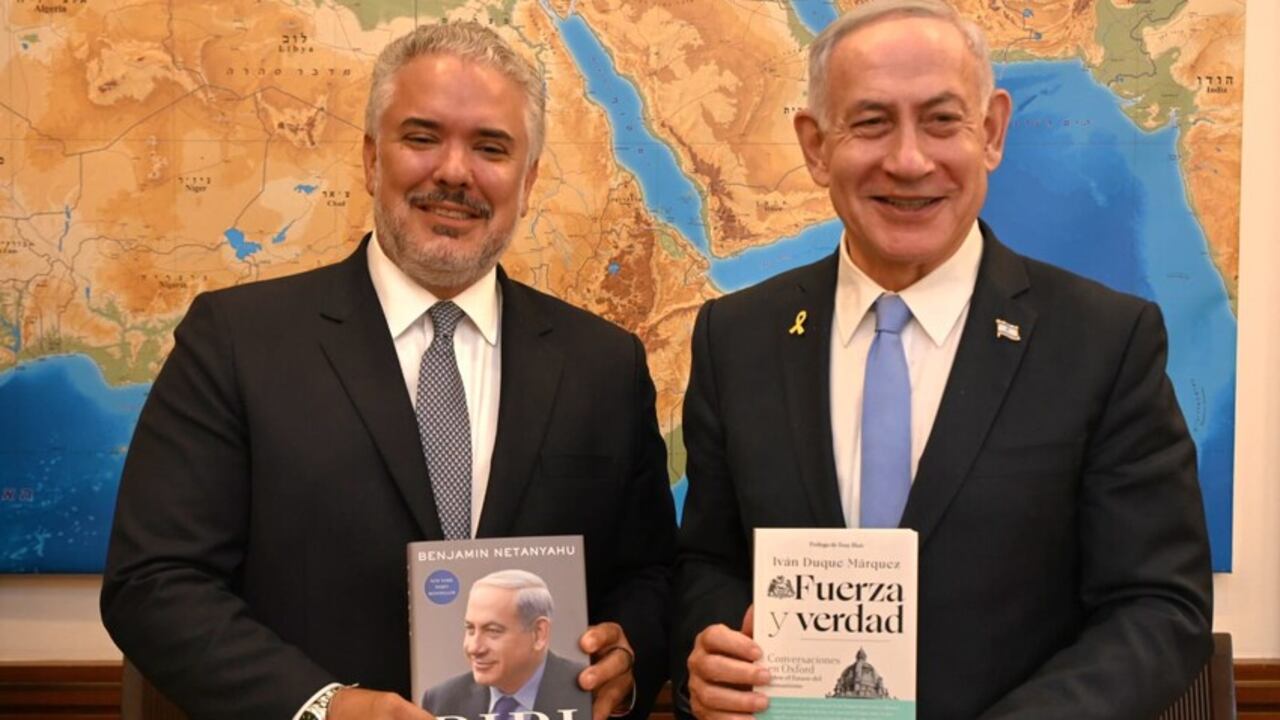 El expresidente Duque se reunió con el primer ministro israelí.
