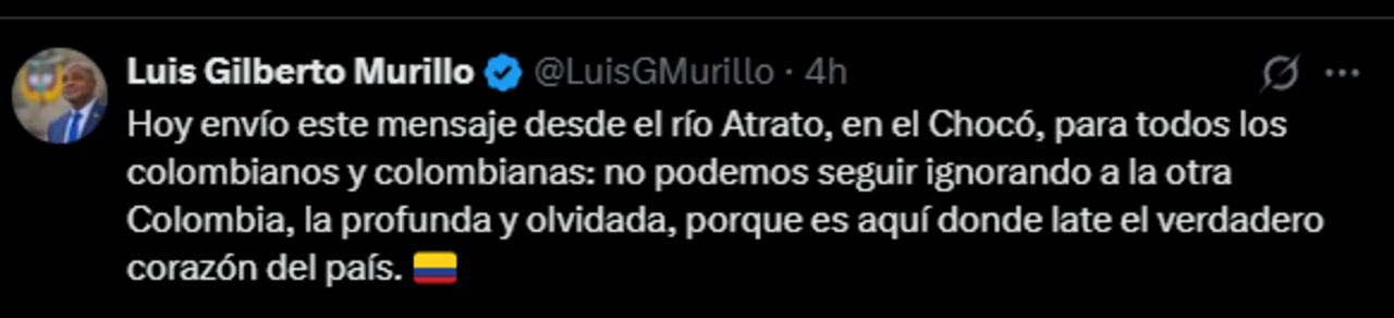 Horas antes del anuncio sobre las firmas, Murillo también se refirió a la emergencia invernal