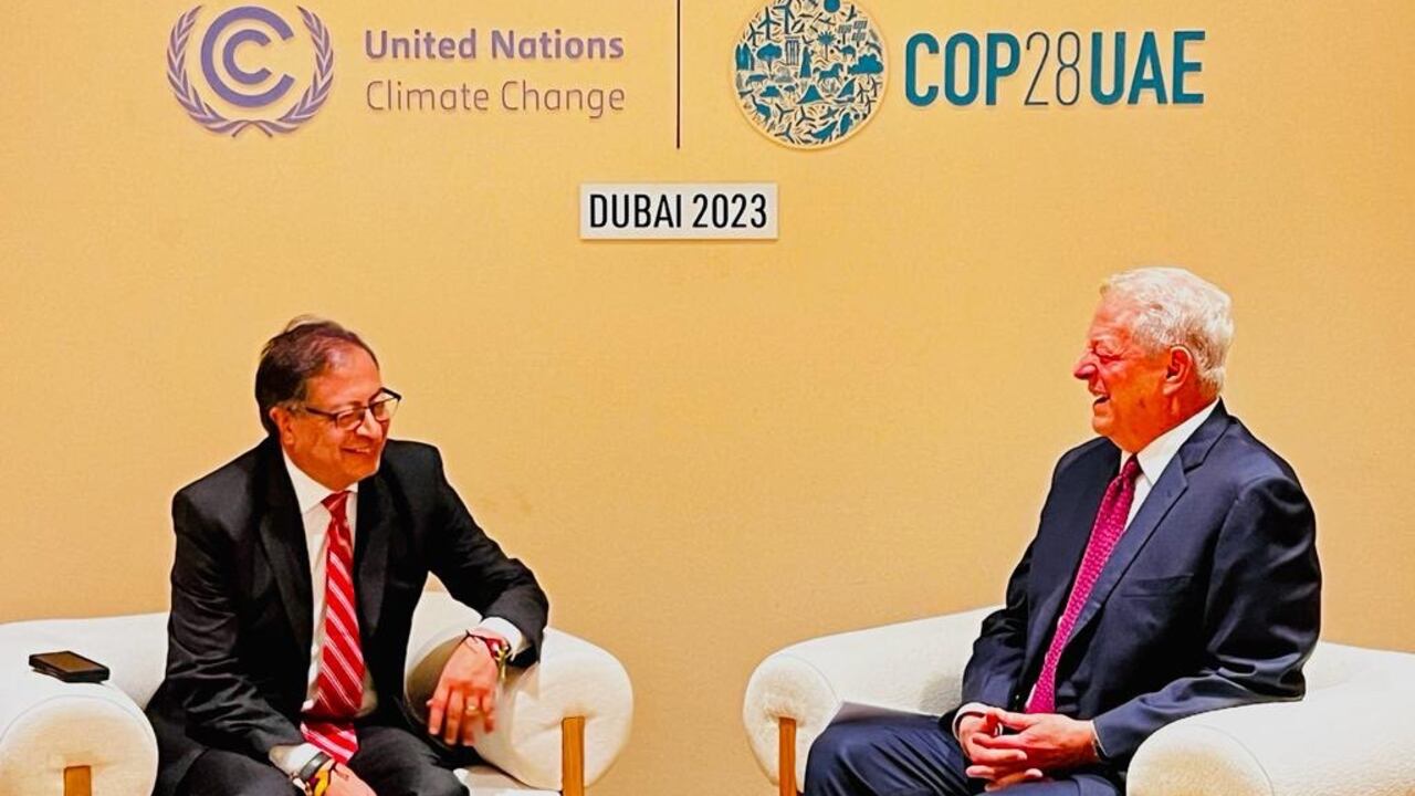 Presidente Gustavo Petro y AL Gore