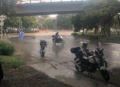 Estragos en Medellín.