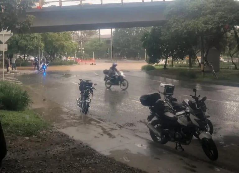 Estragos en Medellín.