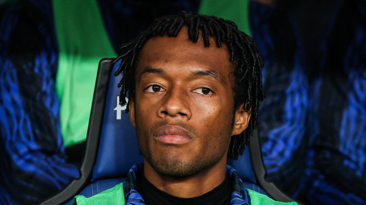 Juan CUADRADO of Atalanta during the Italian championship Serie A football match between Atalanta BC and AC Monza on 30 October 2024 at Gewiss Stadium in Bergamo, Italy - Photo Matthieu Mirville (F Bertani) / DPPI (Photo by Matthieu Mirville / DPPI via AFP)
