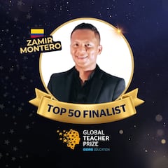 Zamir Montero Perduz, nacido en Santa Marta, es profesor en el colegio IED John F. Kennedy en el municipio de Fundación, Magdalena