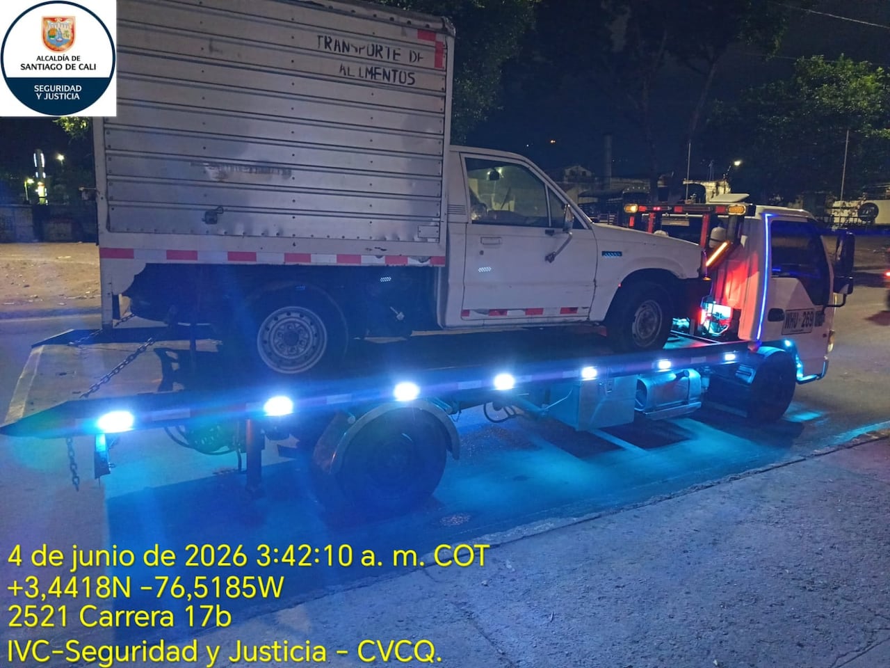 Así fue el operativo realizado por la Subsecretaría de Inspección, Vigilancia y Control de Cali.