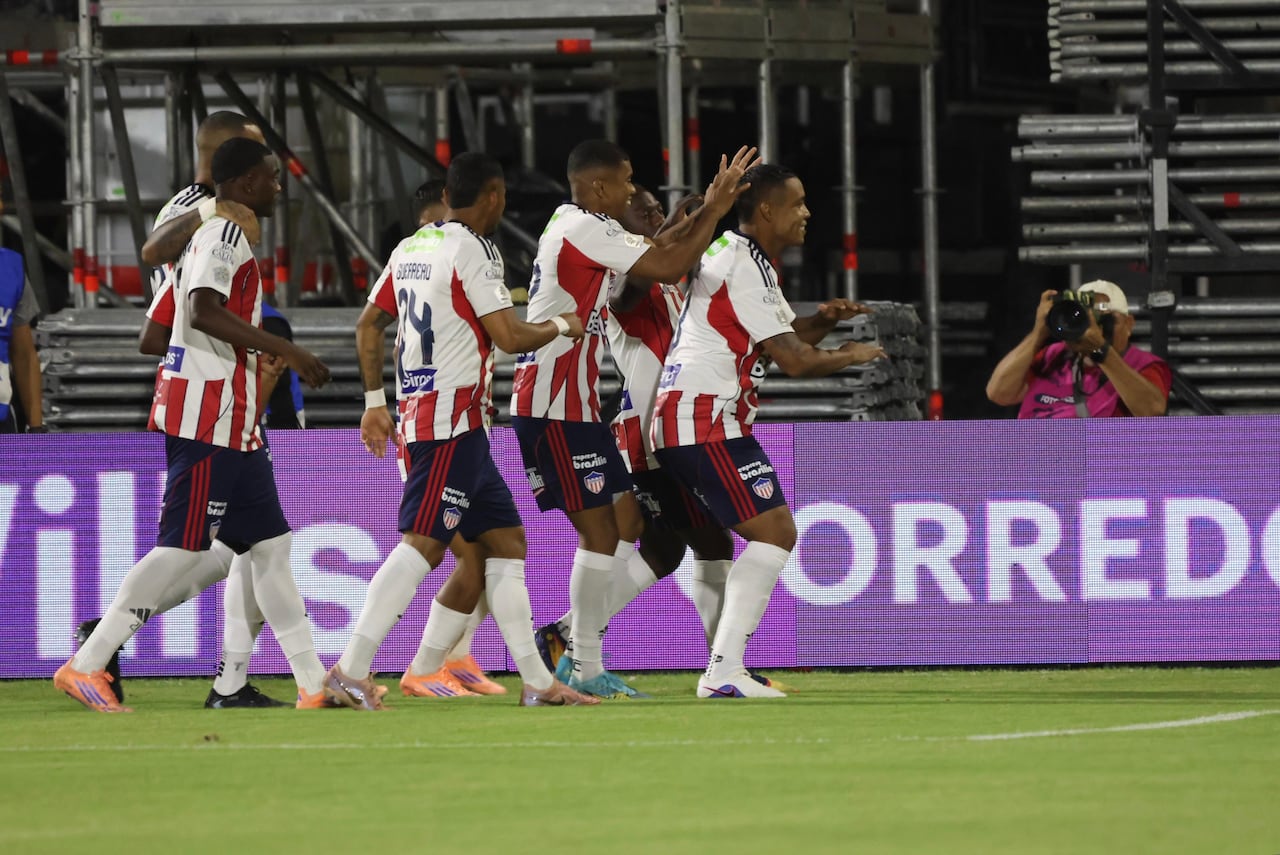 Imagen del partido entre Junior de Barranquilla y América de Cali por la fecha 7 del primer semestre de la Liga Colombiana 2026.