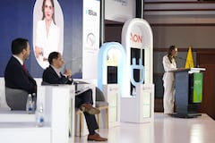 El 18° Congreso Anual de Energía de Acolgen con el vicepresidente de la República, José Manuel Restrepo
El alcalde mayor de Bogotá, Carlos Fernando Galán, y la presidente de Acolgen, Natalia Gutiérrez J.